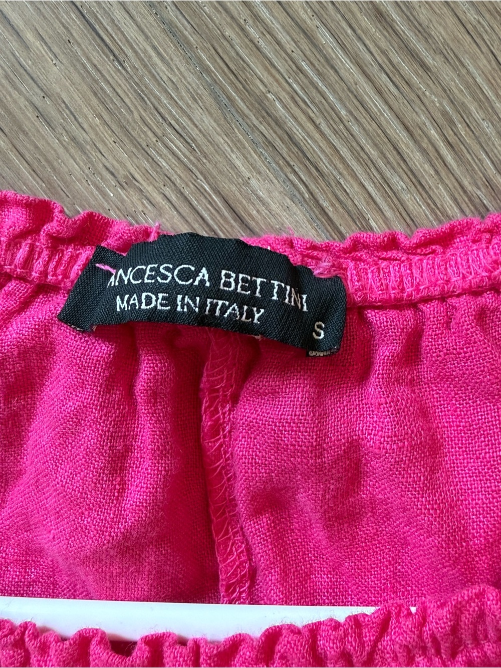 Francesca Bettini Hot Pink Linen dress - Picture 2 of 6
